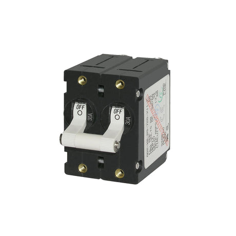 Blue Sea 7235 A-Series Double Pole Toggle - 15AMP - White [7235] - official Blue Sea Systems product image 2