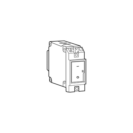 Blue Sea 7403 Single Pole Small Case 2" Flat Rocker Circuit Breaker - 15 Amp [7403] - official Blue Sea Systems product image 3
