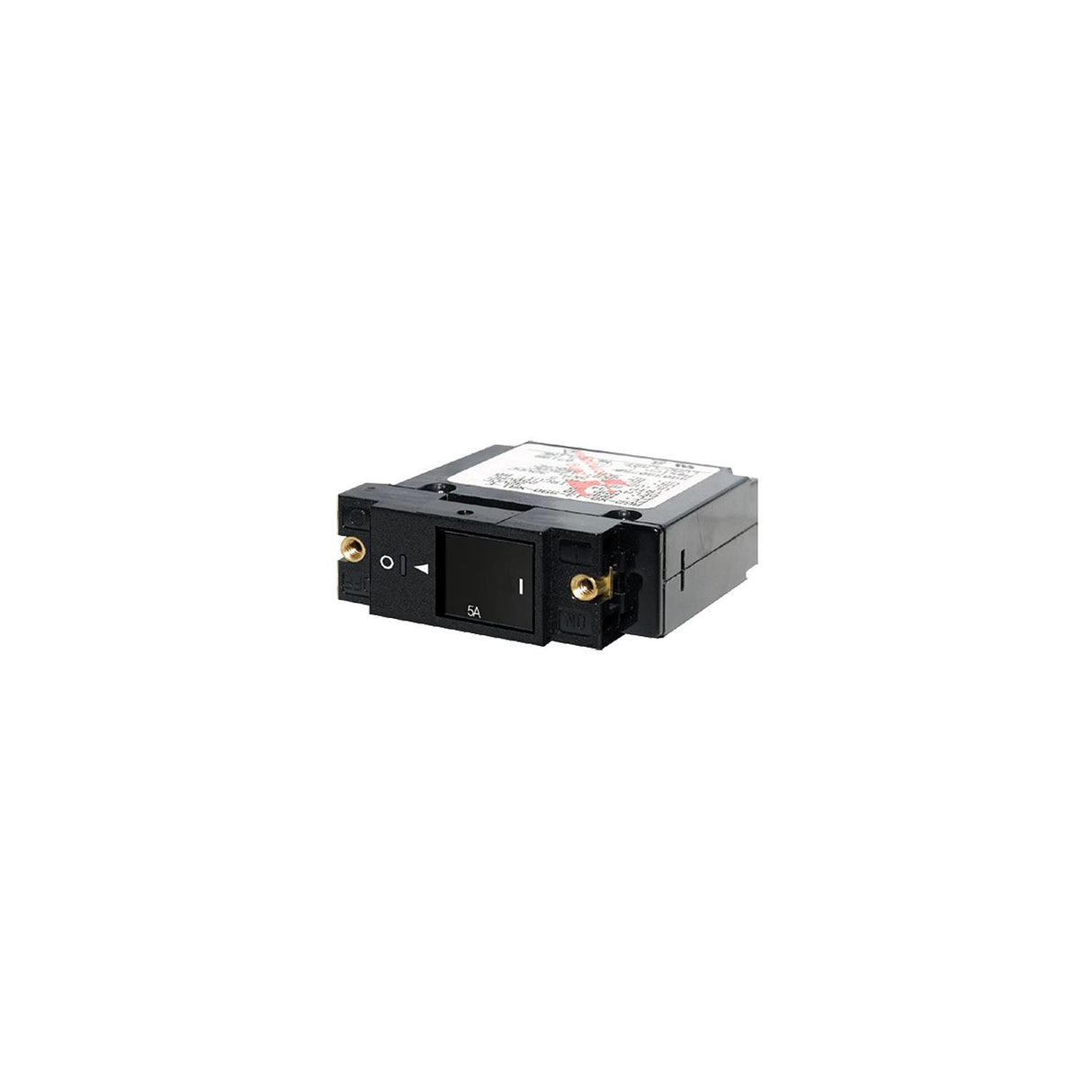 Blue Sea 7400 Single Pole Small Case 2" Flat Rocker Circuit Breaker - 5 Amp [7400] - official Blue Sea Systems product image 2