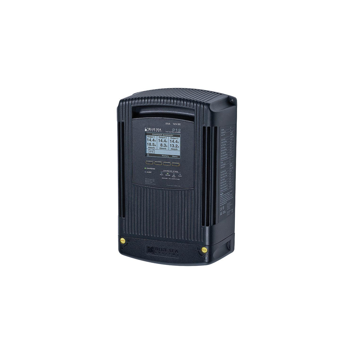 Blue Sea 7531 P12 Battery Charger - 12V DC 25A [7531] - official Blue Sea Systems product image 3