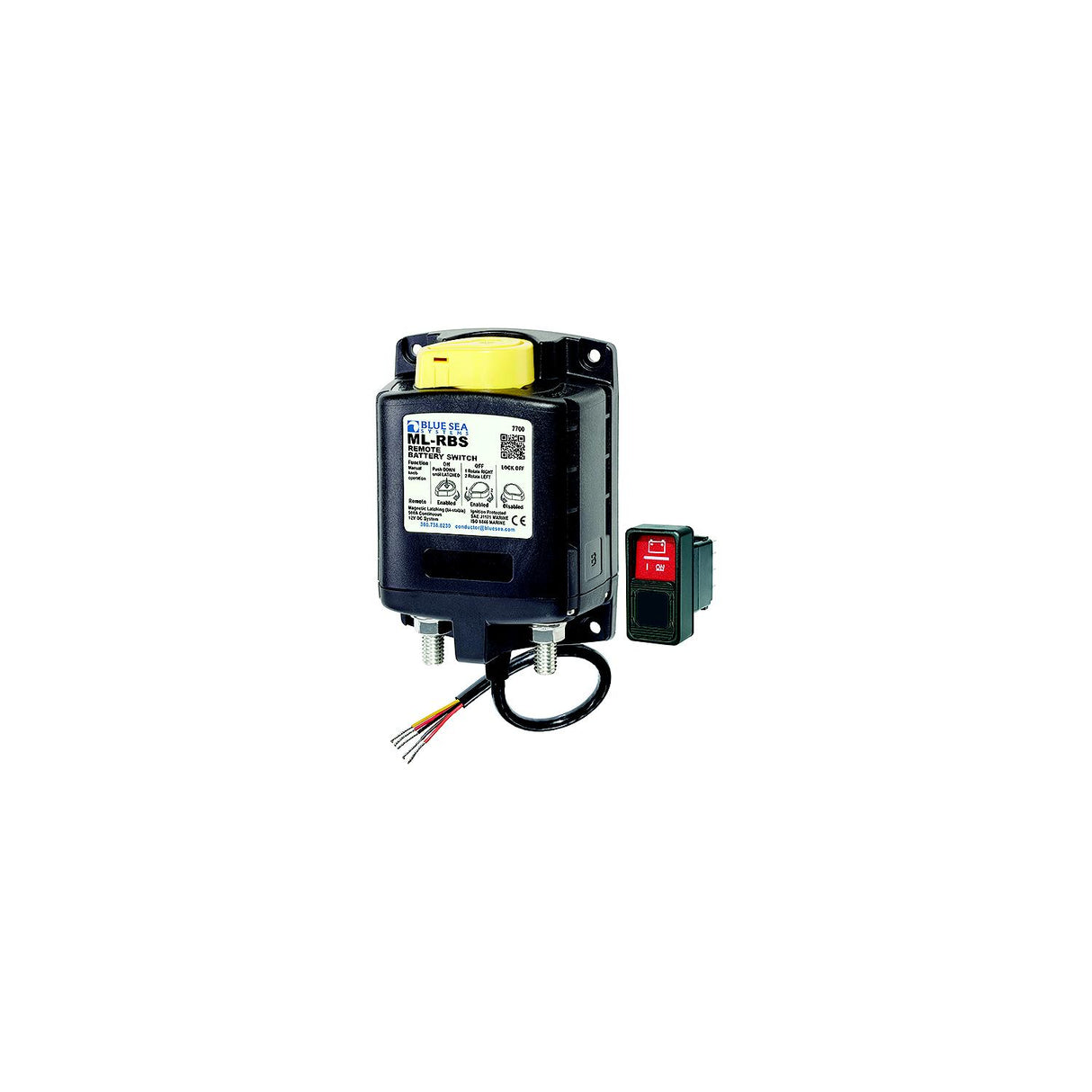 Blue Sea 7702 ML-Series Remote Battery Switch w/Manual Control 24V DC [7702] - official Blue Sea Systems product image 3