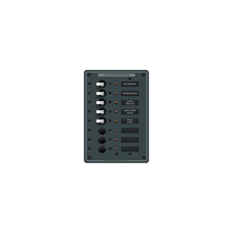 Blue Sea 8023 DC 8 Position Circuit Breaker - White Switches [8023] - official Blue Sea Systems product image 2