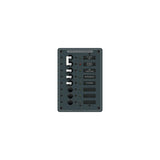 Blue Sea 8027 AC Main +6 Position Breaker Panel - White Switches [8027] - official Blue Sea Systems product image 2