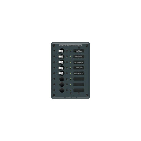 Blue Sea 8059 AC 8 Position Toggle Circuit Breaker Panel [8059] - official Blue Sea Systems product image 2