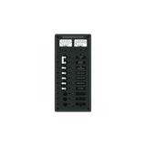 Blue Sea 8074 AC Main +8 Positions Toggle Circuit Breaker Panel - White Switches [8074] - official Blue Sea Systems product image 2