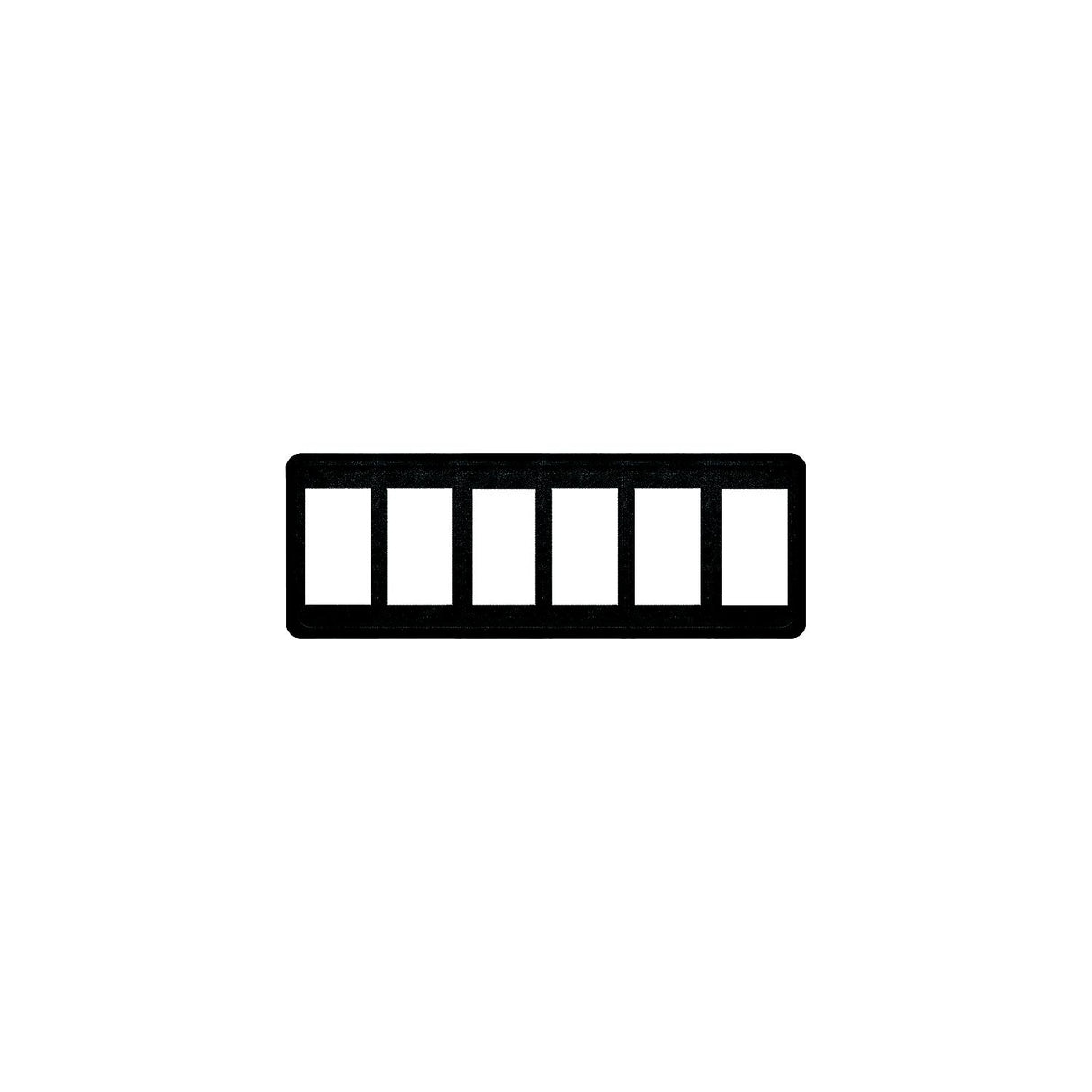 Blue Sea 8260 6 Position Contura Switch Mounting Panels [8260] - official Blue Sea Systems product image 2