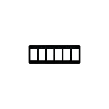 Blue Sea 8260 6 Position Contura Switch Mounting Panels [8260] - official Blue Sea Systems product image 2