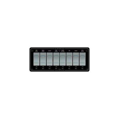 Blue Sea 8261 Waterproof Panel 8 Position - Slate Grey [8261] - official Blue Sea Systems product image 2