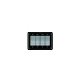 Blue Sea 8262 Waterproof Panel 4 Position - Slate Grey [8262] - official Blue Sea Systems product image 2