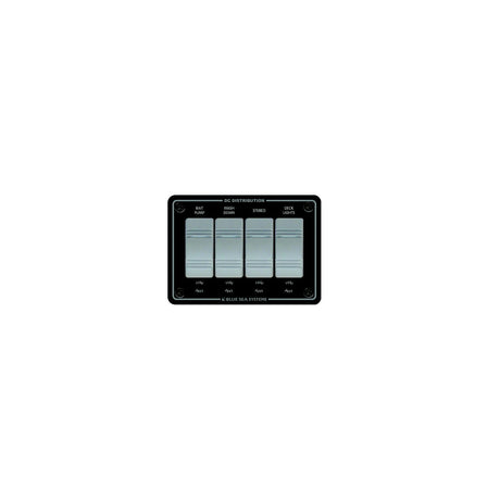 Blue Sea 8262 Waterproof Panel 4 Position - Slate Grey [8262] - official Blue Sea Systems product image 2