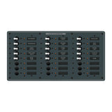 Blue Sea Systems 8264 Traditional Metal DC Circuit Breaker Panel - 24 Positions - 8264-BSS - image 1