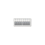 Blue Sea 8271 Water Resistant Panel - 8 Position - White - Horizontal Mount [8271] - official Blue Sea Systems product image 3