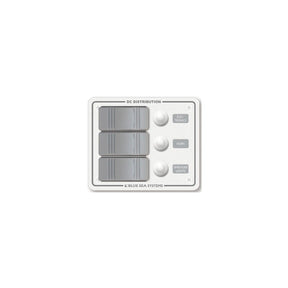 Blue Sea Systems Contura Water Resistant 12V DC 3 Position Circuit Breaker Panel - 8274-BSS - image 1