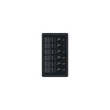 Blue Sea 8373 Water Resistant 6 Position - Black - Vertical Mount Panel [8373] - official Blue Sea Systems product image 2