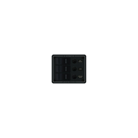 Blue Sea Systems Contura Water Resistant 12V DC 3 Position Circuit Breaker Panel - 8374-BSS - image 1