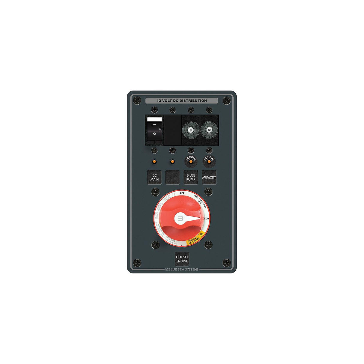 Blue Sea 8690 e-Series Dual Circuit Plus PN 5511e [8690] - official Blue Sea Systems product image 2
