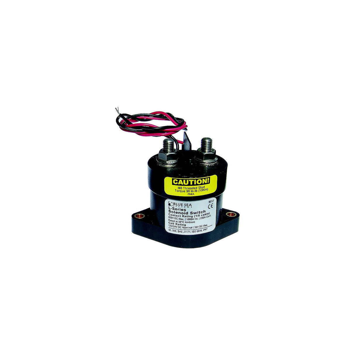 Blue Sea 9012 L Solenoid Switch - 12-24VDC - 250A [9012] - official Blue Sea Systems product image 2