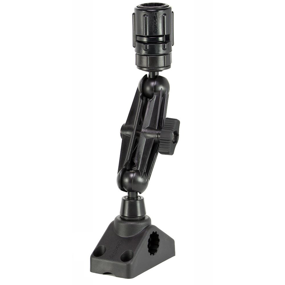 Sistema de montaje de bola Scotty 152 con adaptador de cabezal de engranaje, montaje combinado de poste lateral/cubierta [0152]