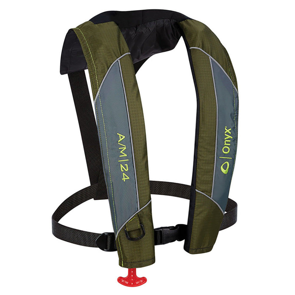 Chaleco salvavidas PFD inflable automático/manual Onyx A/M-24 - Verde [132000-400-004-18]
