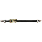 CargoBuckle Ratchet Strap Tie-Down w/Double J-Hooks Keeper - 1" x 12 [F14060]