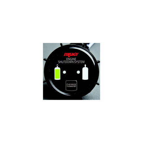 Fireboy-Xintex Deluxe Helm Display w/Gauge Body, LED Color Graphics f/Engine Shutdown System - Black Bezel Display [DU-RBH-20-R] - official Fireboy-Xintex product image 2