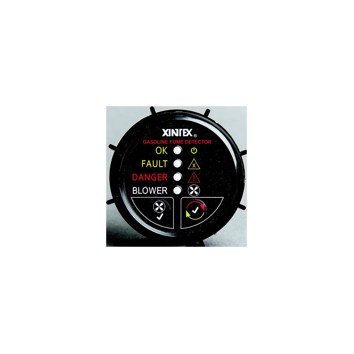 Fireboy-Xintex Gasoline Fume Detector w/Blower Control - Black Bezel - 12V [G-1BB-R] - official Fireboy-Xintex product image 2