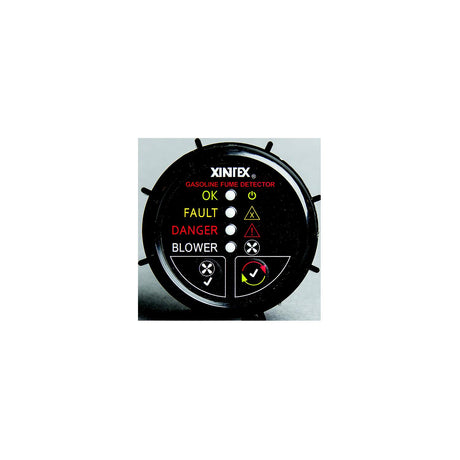 Fireboy-Xintex Gasoline Fume Detector w/Blower Control - Black Bezel - 12V [G-1BB-R] - official Fireboy-Xintex product image 2