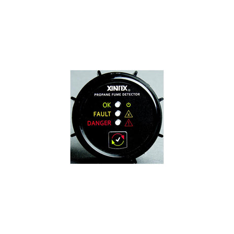 Fireboy-Xintex Propane Fume Detector w/Plastic Sensor - No Solenoid Valve - Black Bezel Display [P-1B-R] - official Fireboy-Xintex product image 2