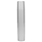 TACO Marine TACO Aluminum Ribbed Table Pedestal - 2-3/8" O.D. - 26" Length - Z60-8266VEL26-2