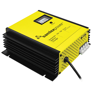 Samlex America Samlex 15A Battery Charger - 12V - 3-Bank - 3-Stage w/Dip Switch &amp; Lugs - SEC-1215UL