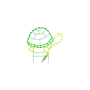 Ming's Mark Green Long Life LED Turtle, 18" - 8080124 - Ming's Mark MPN 8080124