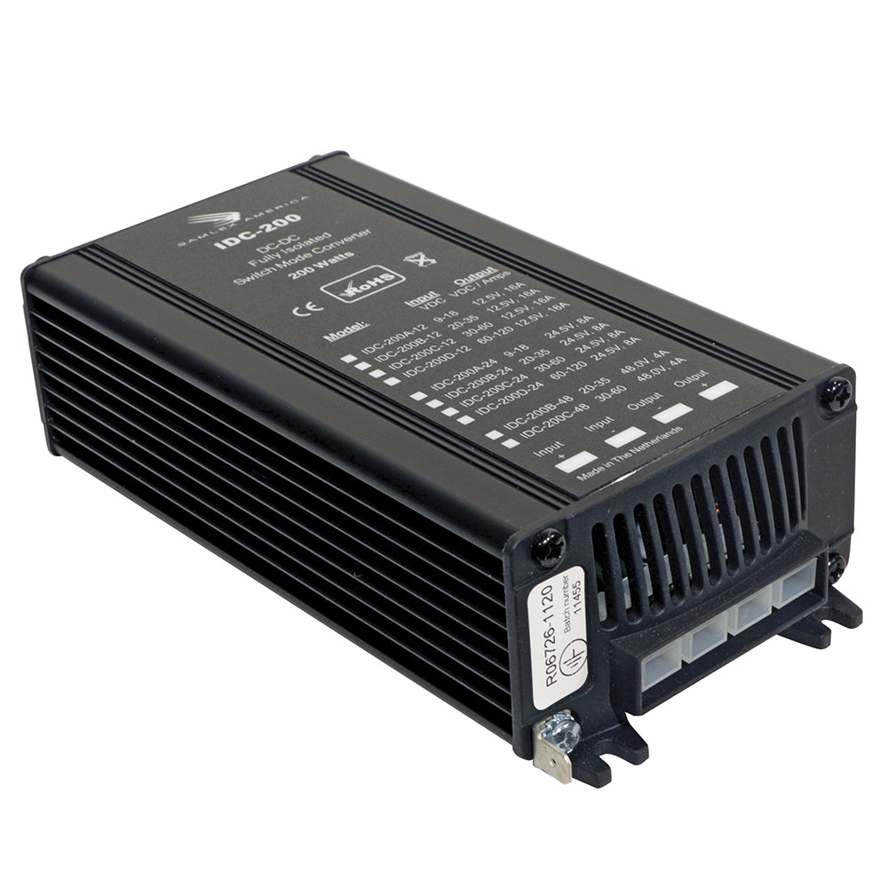 Samlex America Samlex 200W Fully Isolated DC-DC Converter - 8A - 9-18V Input - 24V Output - IDC-200A-24