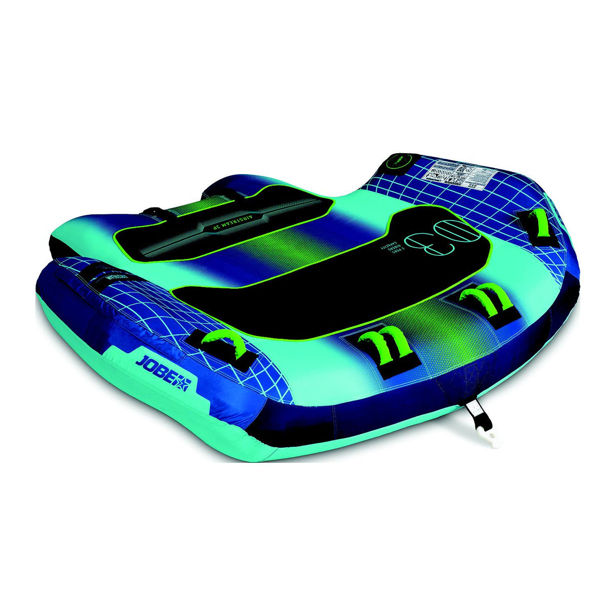 Jobe Sports Jobe 230325003PCS Airstream Towable 3P, Inflated: 82" x 69.7" x 19.7" - 230325003PCS