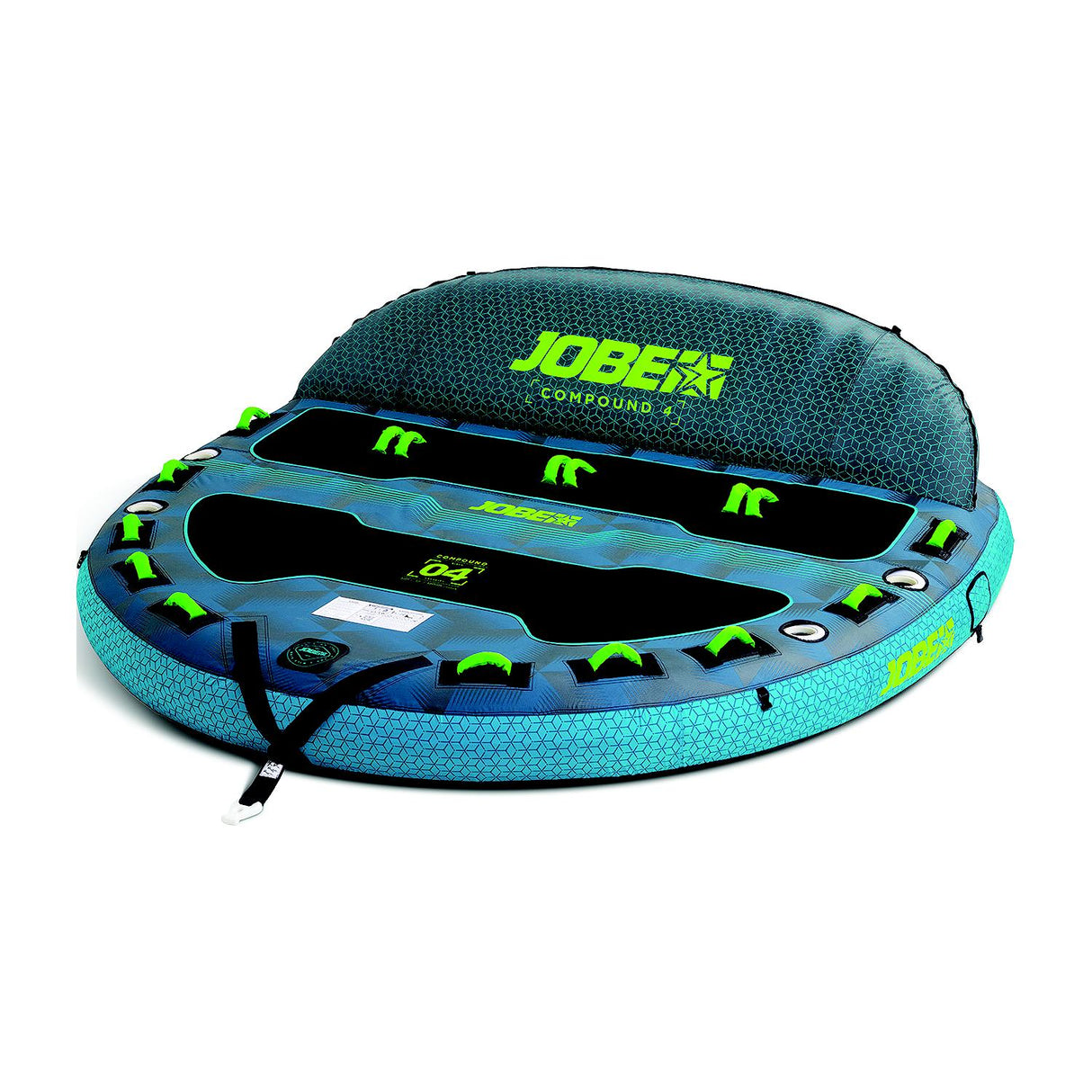Jobe Sports Jobe 230425002PCS Compound Towable 4P, Inflated: 110" x 102" x 29.5" - 230425002PCS