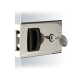 Southco Flush Sliding Door Latch - Square - Aluminum - MF-01-110-60