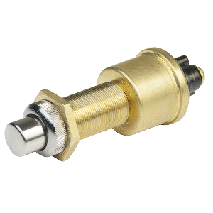 BEP Marine BEP 2-Position SPST Heavy-Duty Push Button Switch - OFF/(ON) - 35 Amp - 1001504