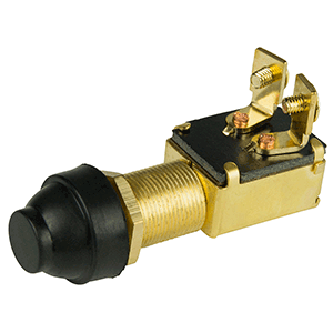 BEP Marine BEP 2-Position SPST Push Button Switch - OFF/(ON) - 1001505
