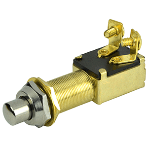 BEP Marine BEP 2-Position SPST Recessed Push Button Switch - OFF/(ON) - 1001507