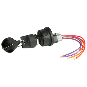 BEP Marine BEP 4-Position Sealed Nylon Ignition Switch - Accessory/OFF/Ignition &amp; Accessory/Start - 1001603