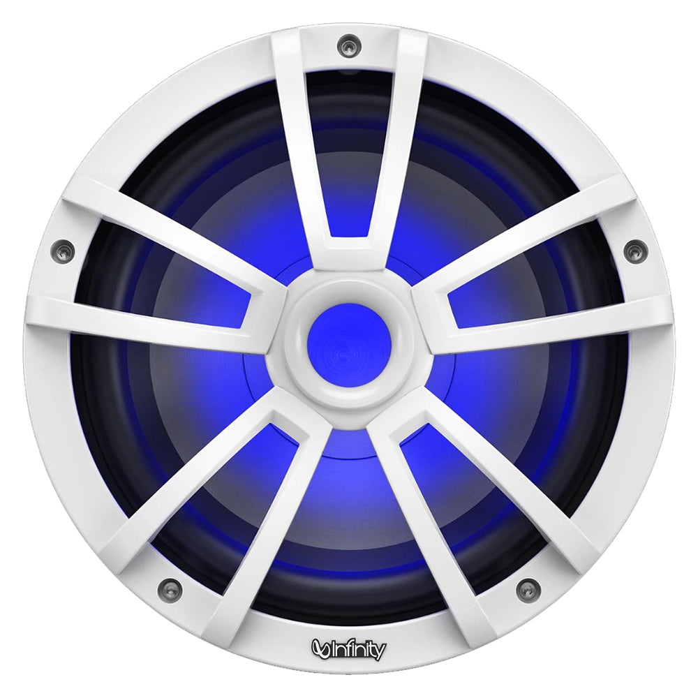 Subwoofer serie de referencia RGB marino Infinity de 10" - Blanco [INF1022MLW]