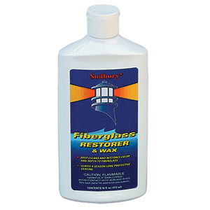 Sudbury One Step Fiberglass Restorer &amp; Wax - 16oz Liquid - 413