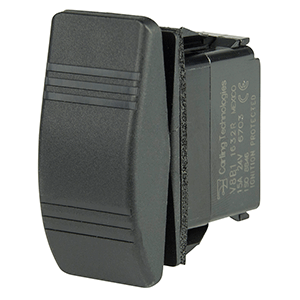 BEP Marine BEP SPDT Contura Switch - 2-LEDs - (ON)/OFF/(ON) - 1001804