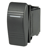 BEP Marine BEP DPDT Contura Switch - 1-Amber LED - ON/OFF/(ON) - 1001807