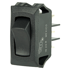BEP Marine BEP Curved SPDT Mini Rocker Switch - 12V - ON/ON - 1001706