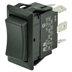 BEP Marine BEP DPDT Rocker Switch - 12V/24V - (ON)/OFF/(ON) - 1001713