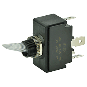 BEP Marine BEP SPST Lighted Toggle Switch - Red LED - 12V - ON/OFF - 1001906