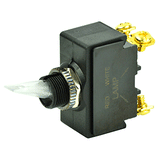 BEP Marine BEP SPST Lighted Toggle Switch - Red LED - 12V - #6-32 Terminal - ON/OFF - 1001908