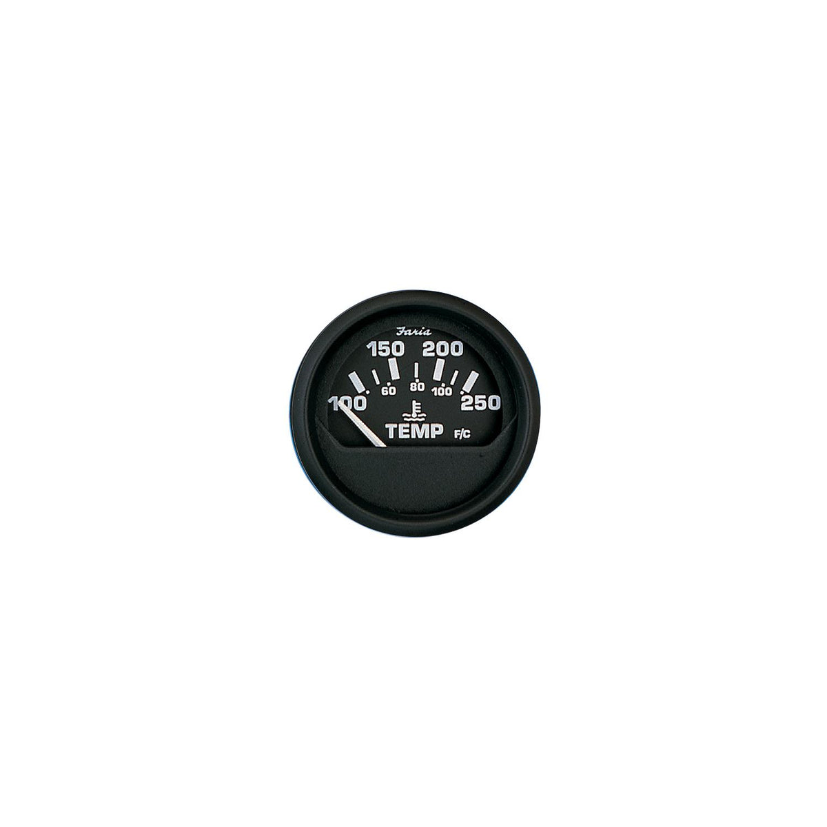 Faria Instruments Faria 12812 Euro 2" Water Temperature Gauge (100-250F) - F12812 - official Faria Beede Instruments product image 3