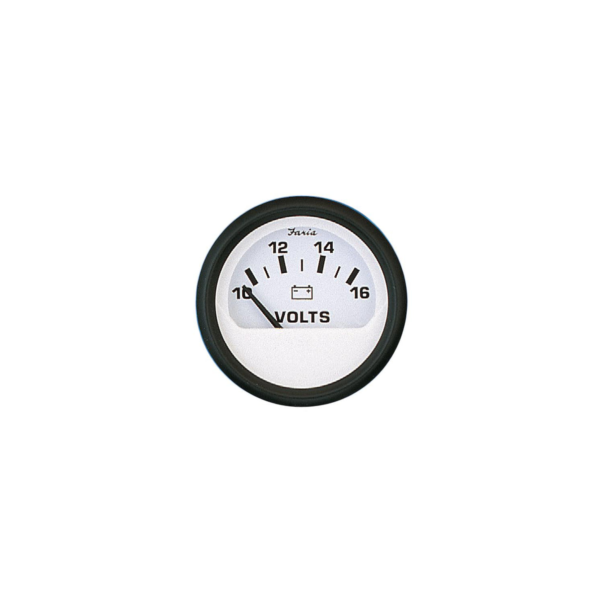 Faria Instruments Faria Euro 2" Voltmeter Gauge (10-16 VDC) - 12911
