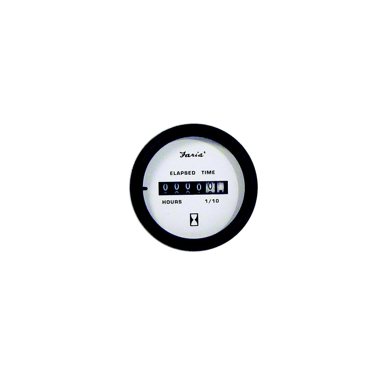 Faria Instruments Faria Euro 2" Hourmeter Gauge (10,000 hrs) (12-32VDC) - F12913